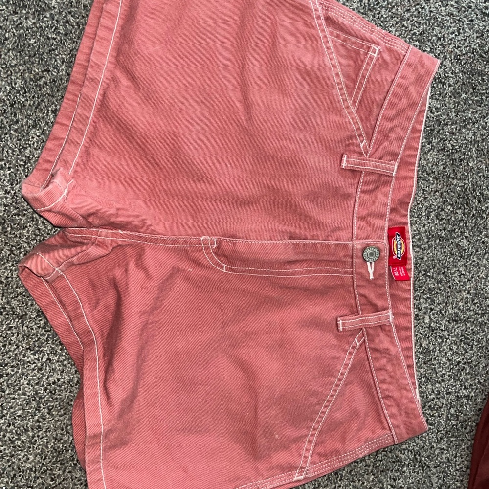 Dickies Women's Dusty Rose Cotton Work Shorts